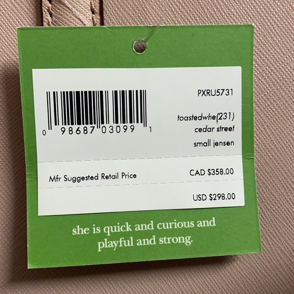 New with tags - KATE SPADE BLUSH TOTE WITH TAGS. Cedar street tote in blush - Picture 4 of 11